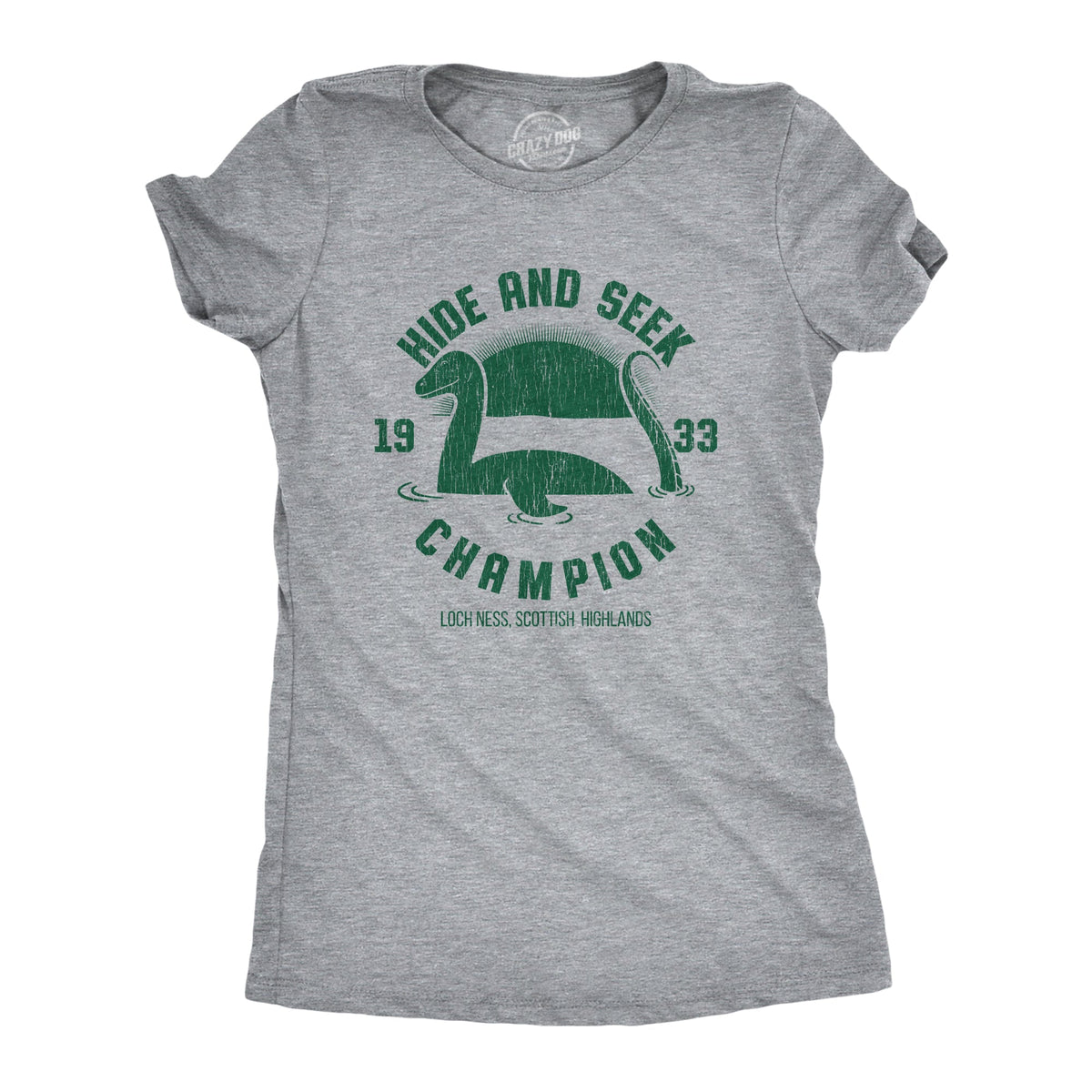 Loch Ness Hide And Seek Champion Women's T Shirt
