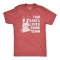 Santa Loves Going Down Men's T Shirt