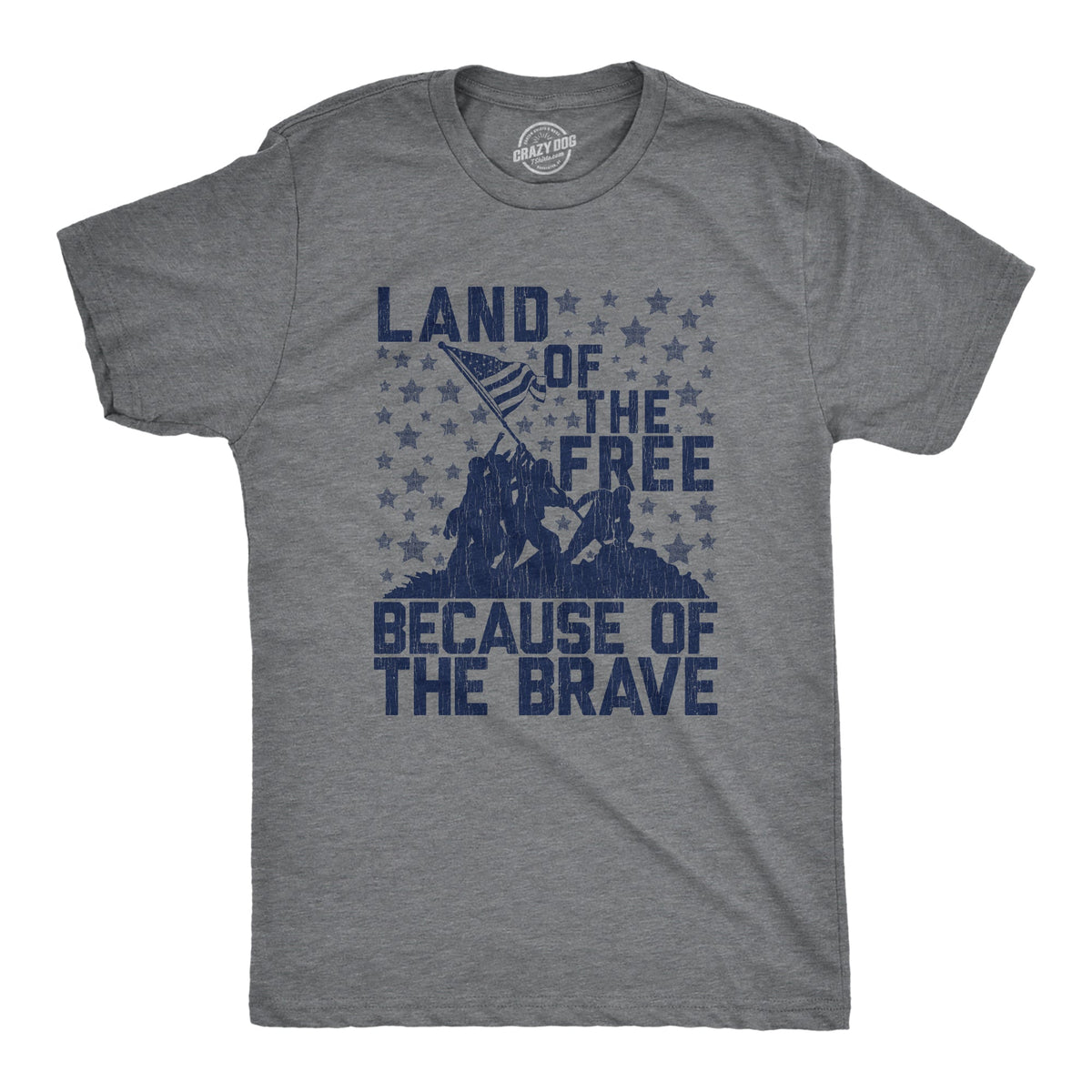 Land Of The Free Because Of The Brave Men's T Shirt