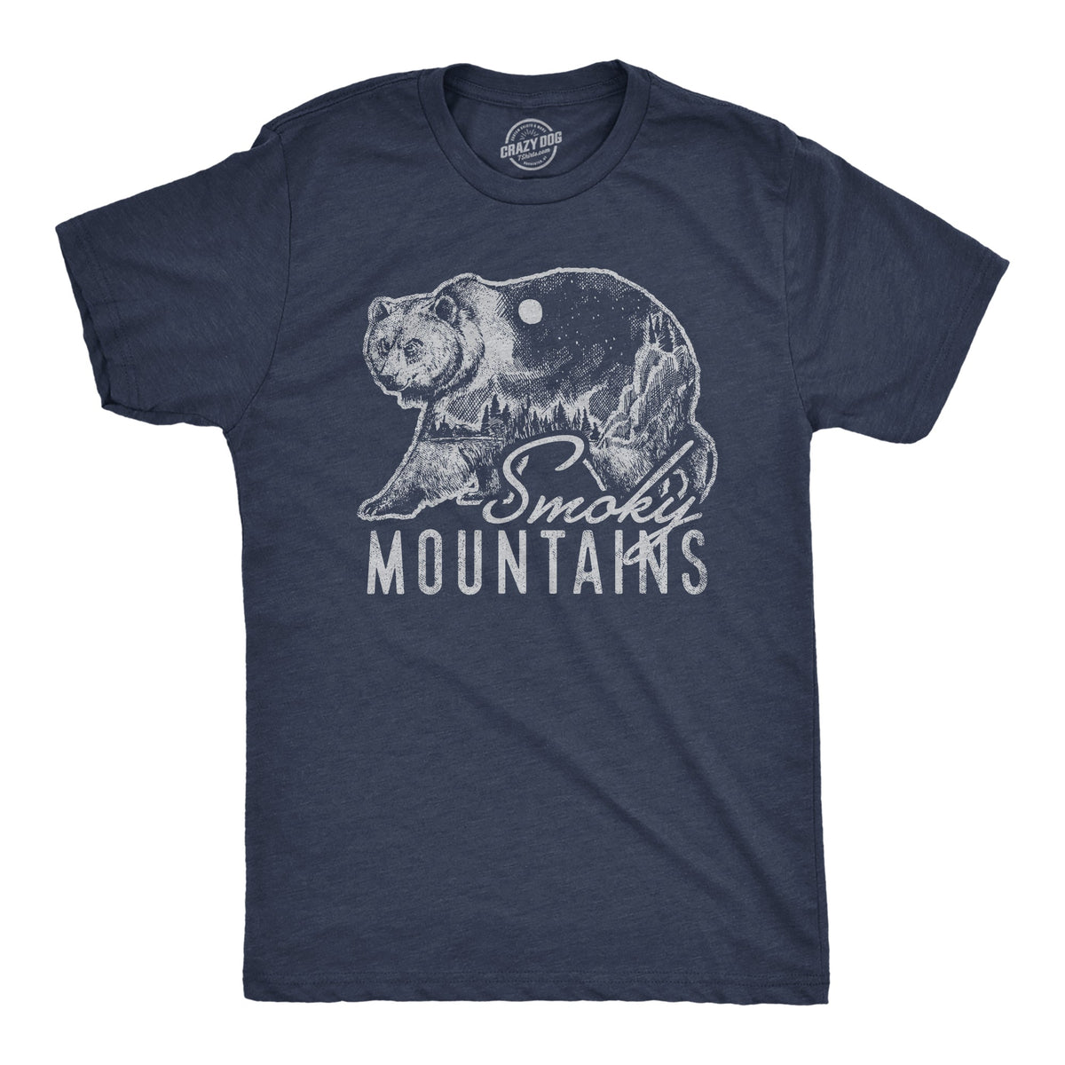 Retro Smoky Mountains Men's T Shirt
