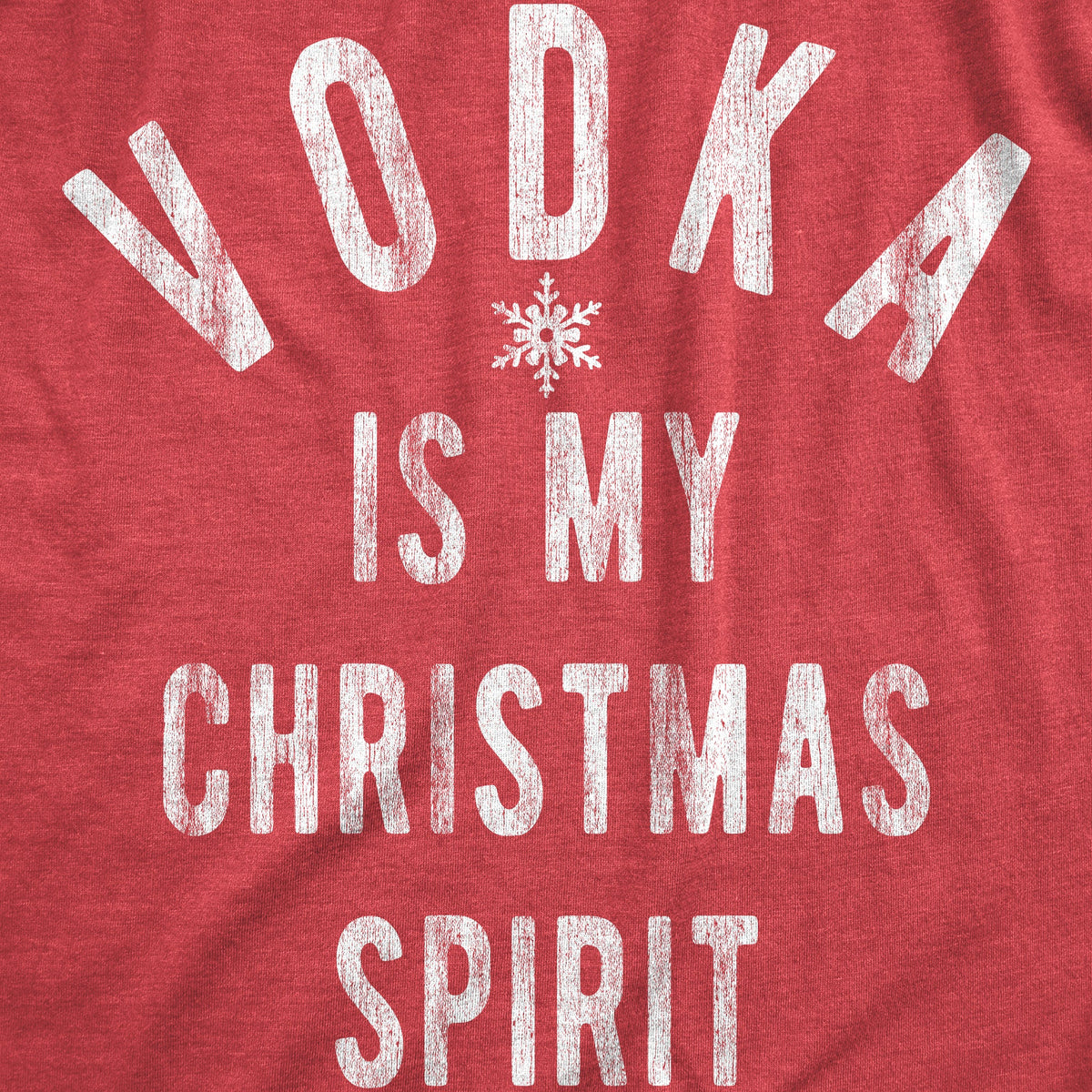 Vodka Is My Christmas Spirit Men's T Shirt