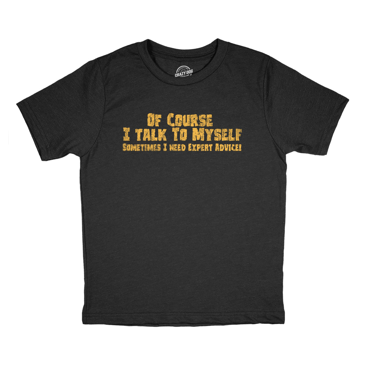 Of Course I Talk to Myself Sometimes I Need Expert Advice Youth T Shirt