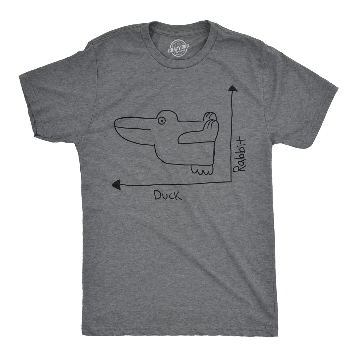Duck Rabbit Graph Men's T Shirt