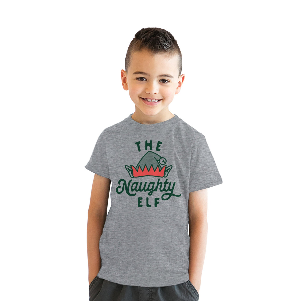 The Naughty Elf Youth T Shirt