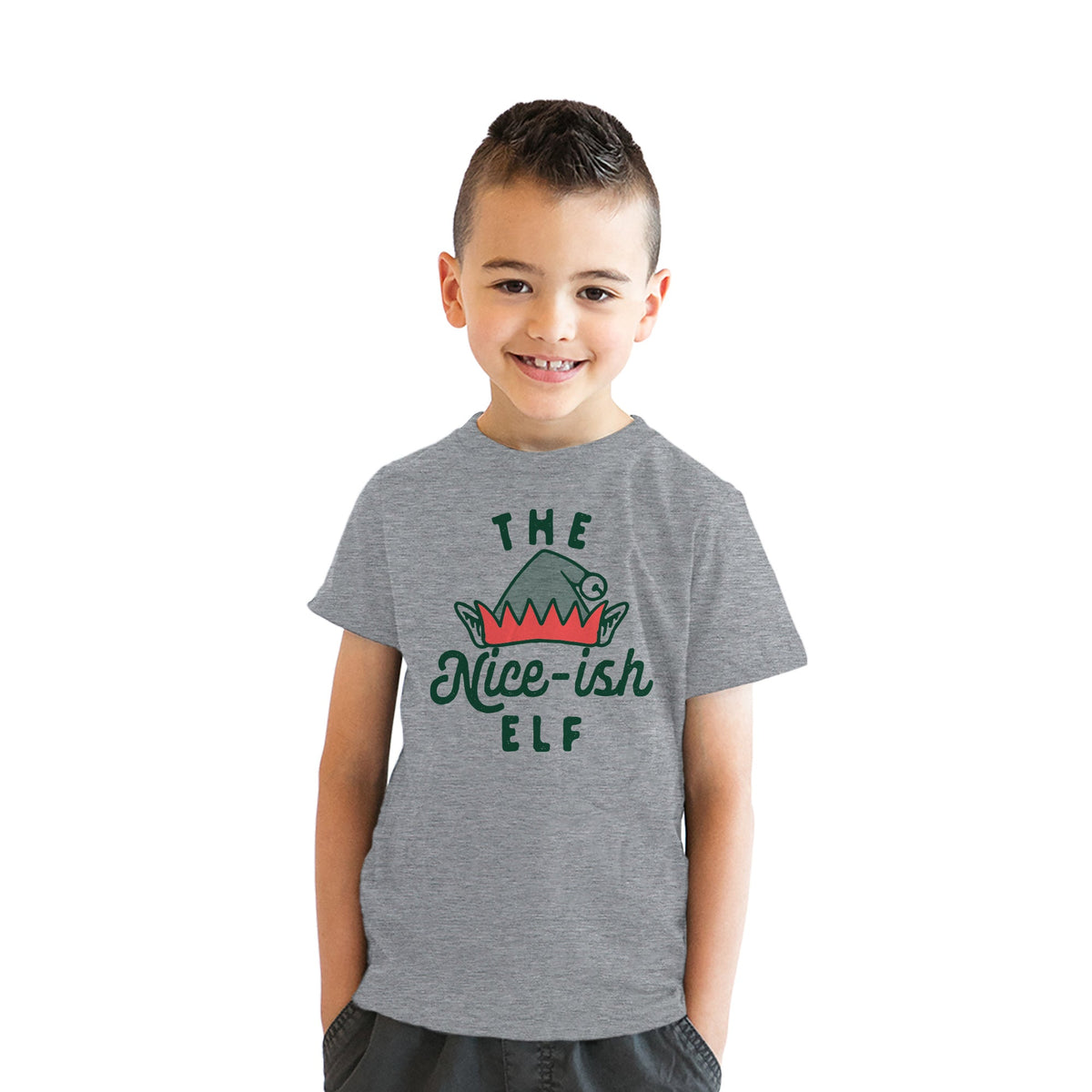 The Nice Ish Elf Youth T Shirt