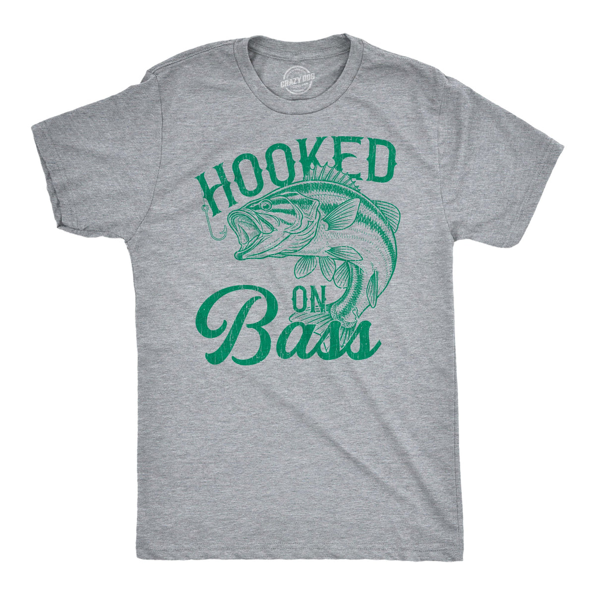 Hooked On Bass Men's T Shirt