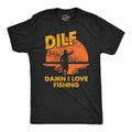 DILF Damn I Love Fishing Men's T Shirt