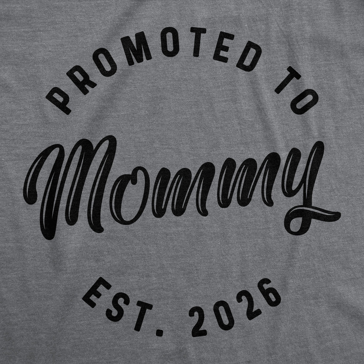 Promoted To Mommy 2026 Maternity T Shirt