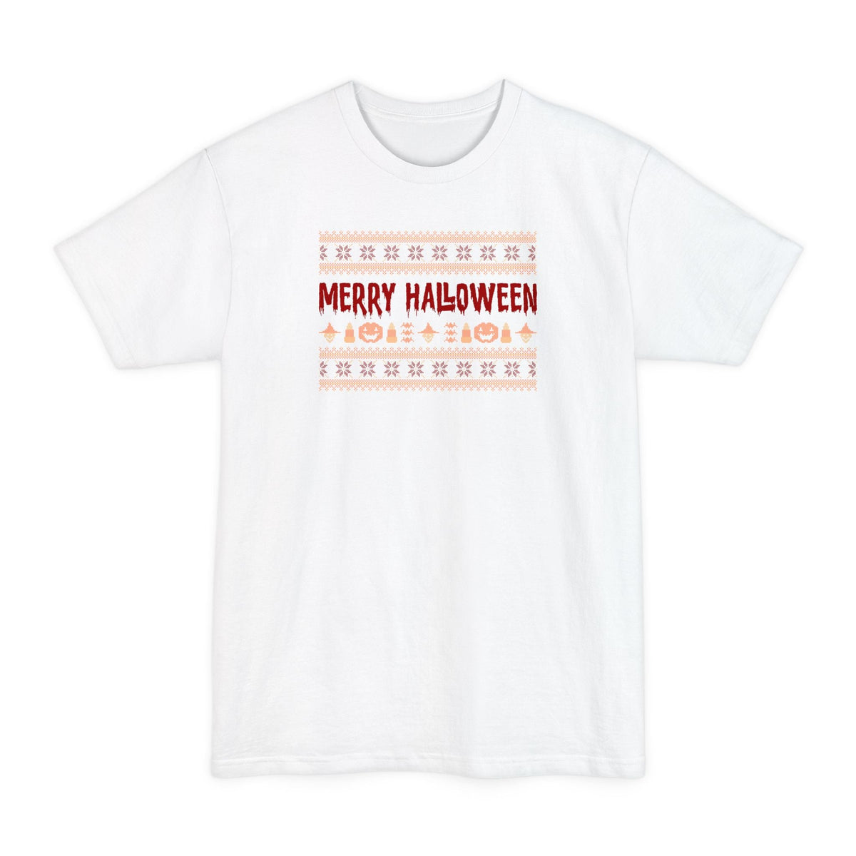 Ugly Halloween Sweater - Men's Tall T-Shirt