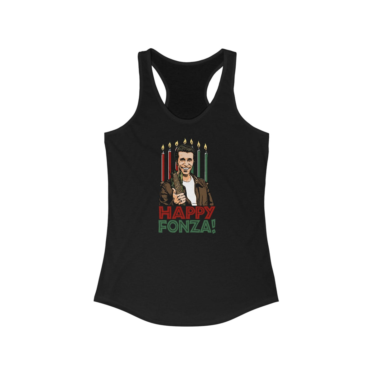 Happy Fonza! - Women’s Racerback Tank