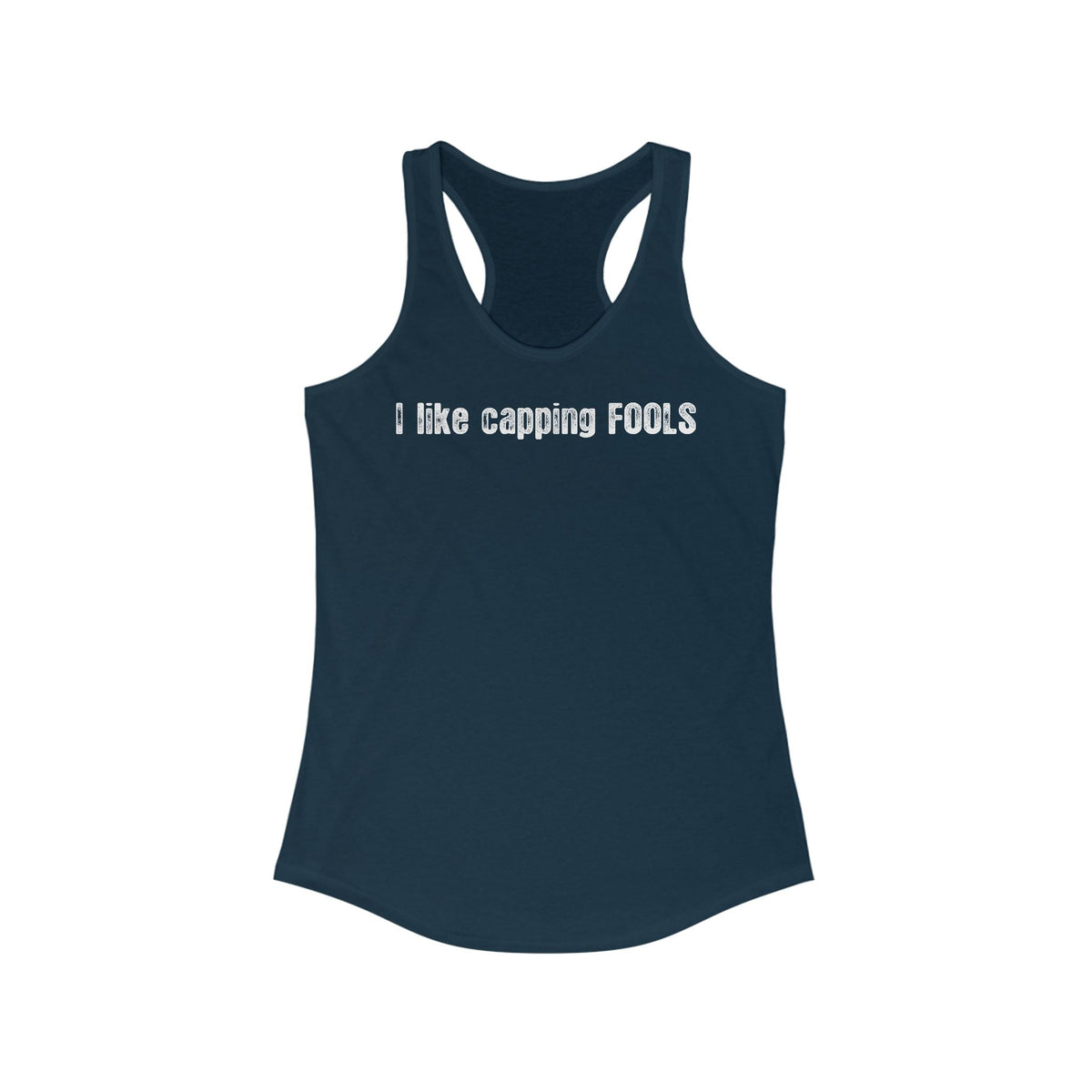 I Like Capping Fools - Women's Racerback Tank