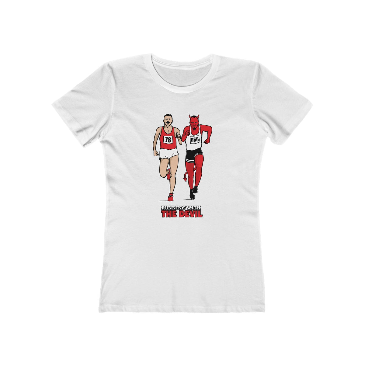 Running With The Devil - Women's T-Shirt