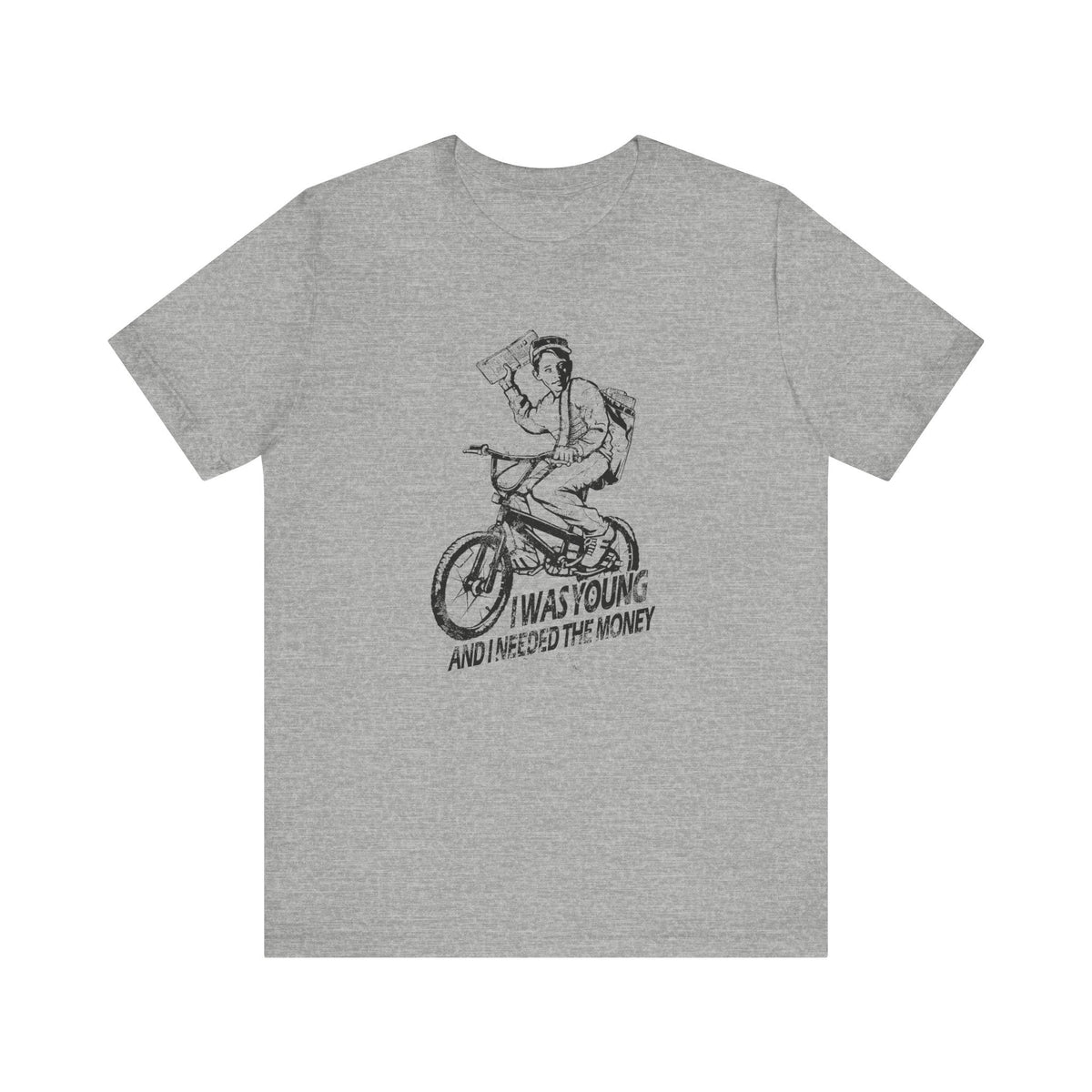 I Was Young And I Needed The Money (Paper Route) - Men's T-Shirt