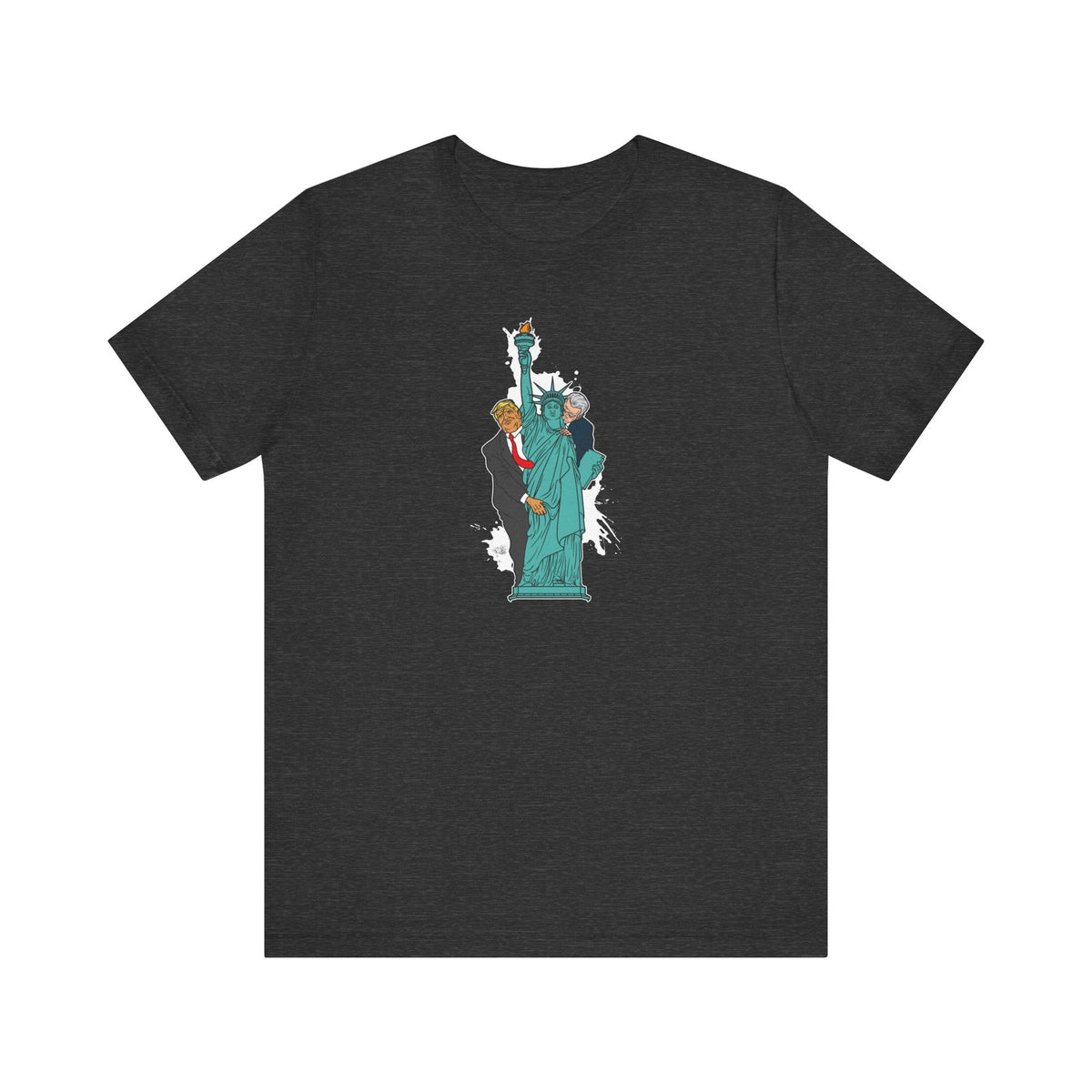 Trump Biden Statue Of Liberty - Menage a Tois - Men's T-Shirt