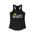 This Is The Worst Nude Beach Eve - Women’s Racerback Tank