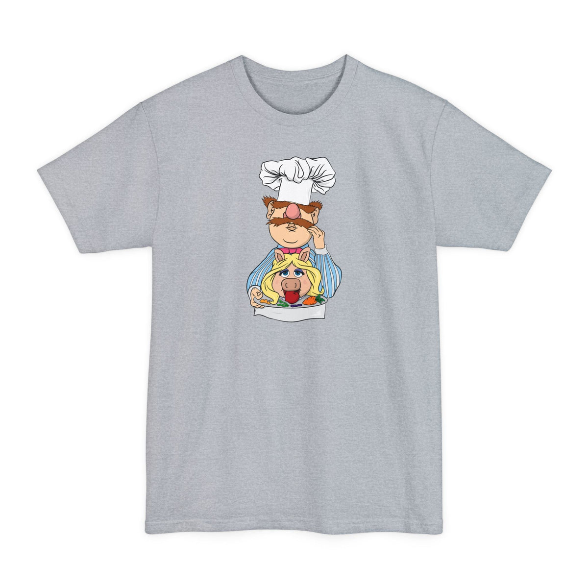 Chef's Special (Swedish Chef Serving Up Miss Piggy On A Platter) - Men's Tall T-Shirt