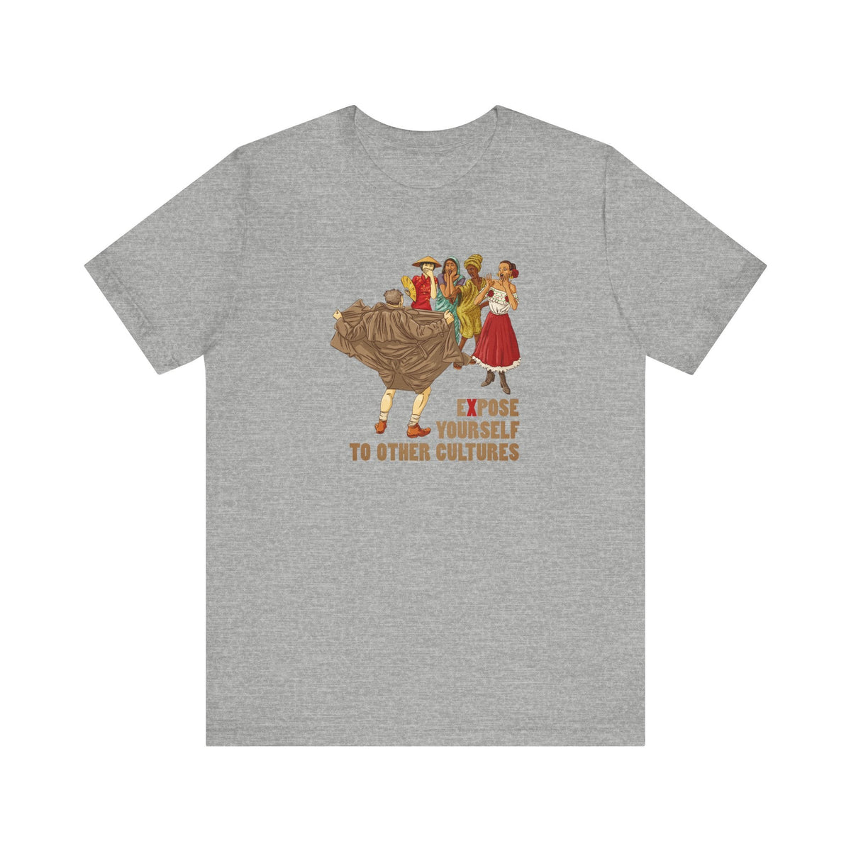 Expose Yourself To Other Cultures - Men's T-Shirt
