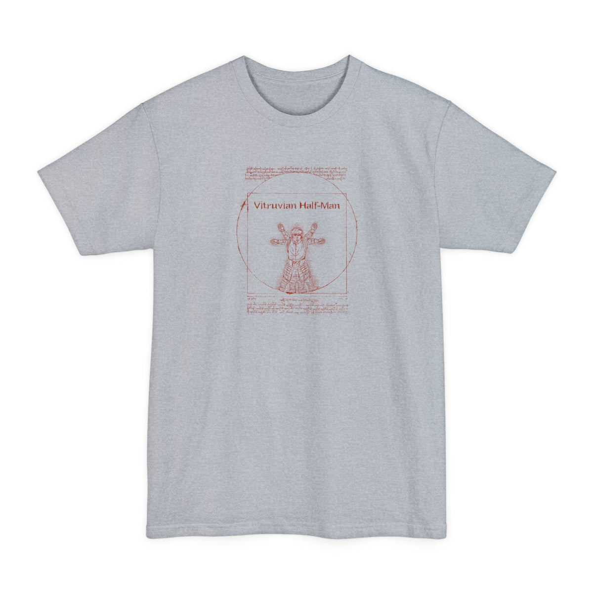 Vitruvian Half-Man - Men's Tall T-Shirt