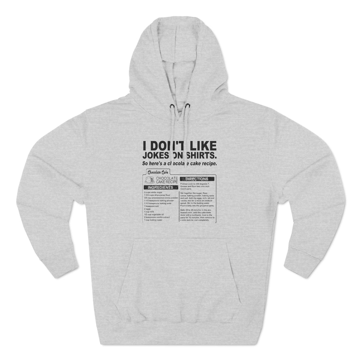 I Don't Like Jokes On Shirts. - Hoodie
