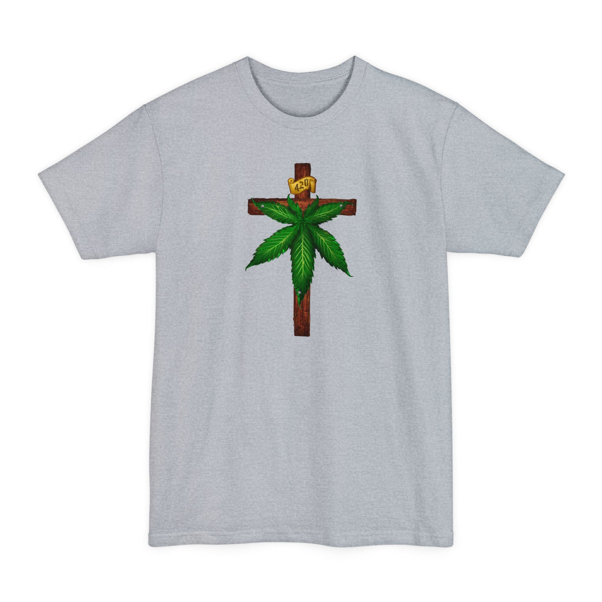 Marijuana Crucifixion - Men's Tall T-Shirt