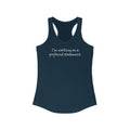 I'm Working On A Profound Statement. - Women's Racerback Tank