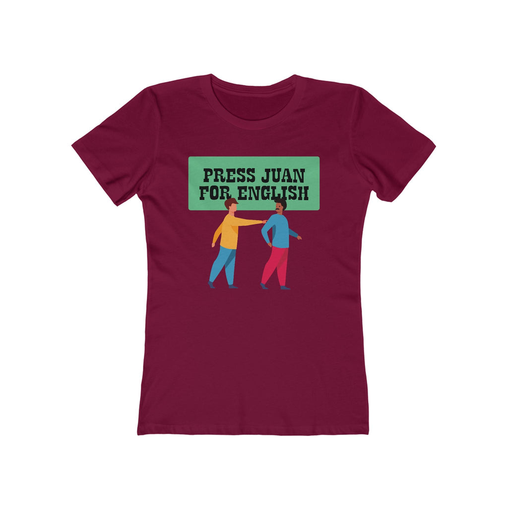 Press Jiun For English - Women’s T-Shirt