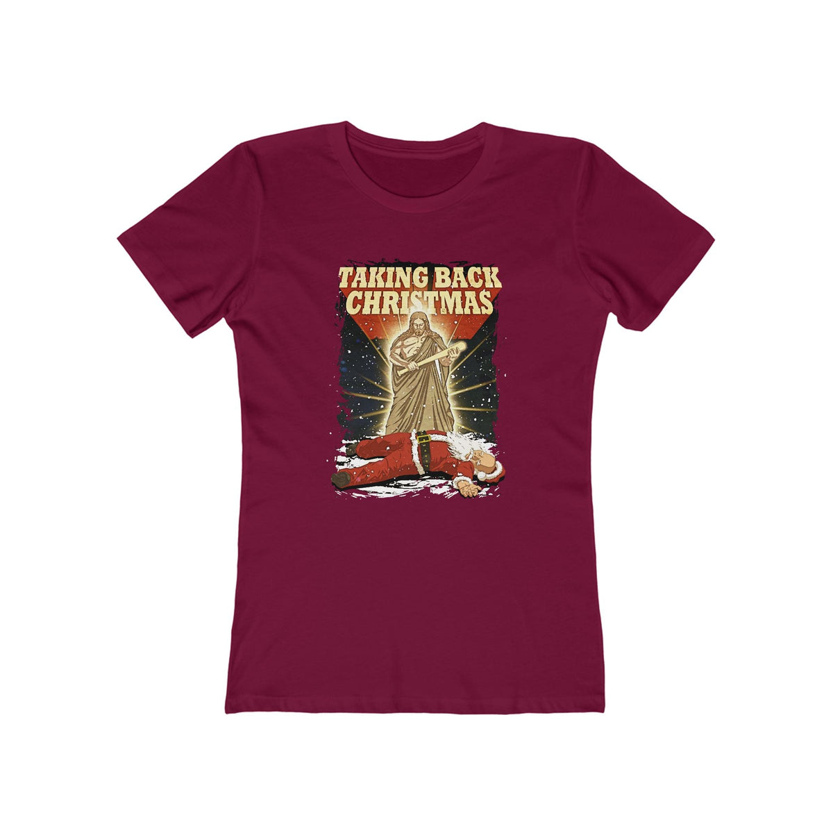 Taking Back Christmas (Jesus Vs. Santa) - Women’s T-Shirt