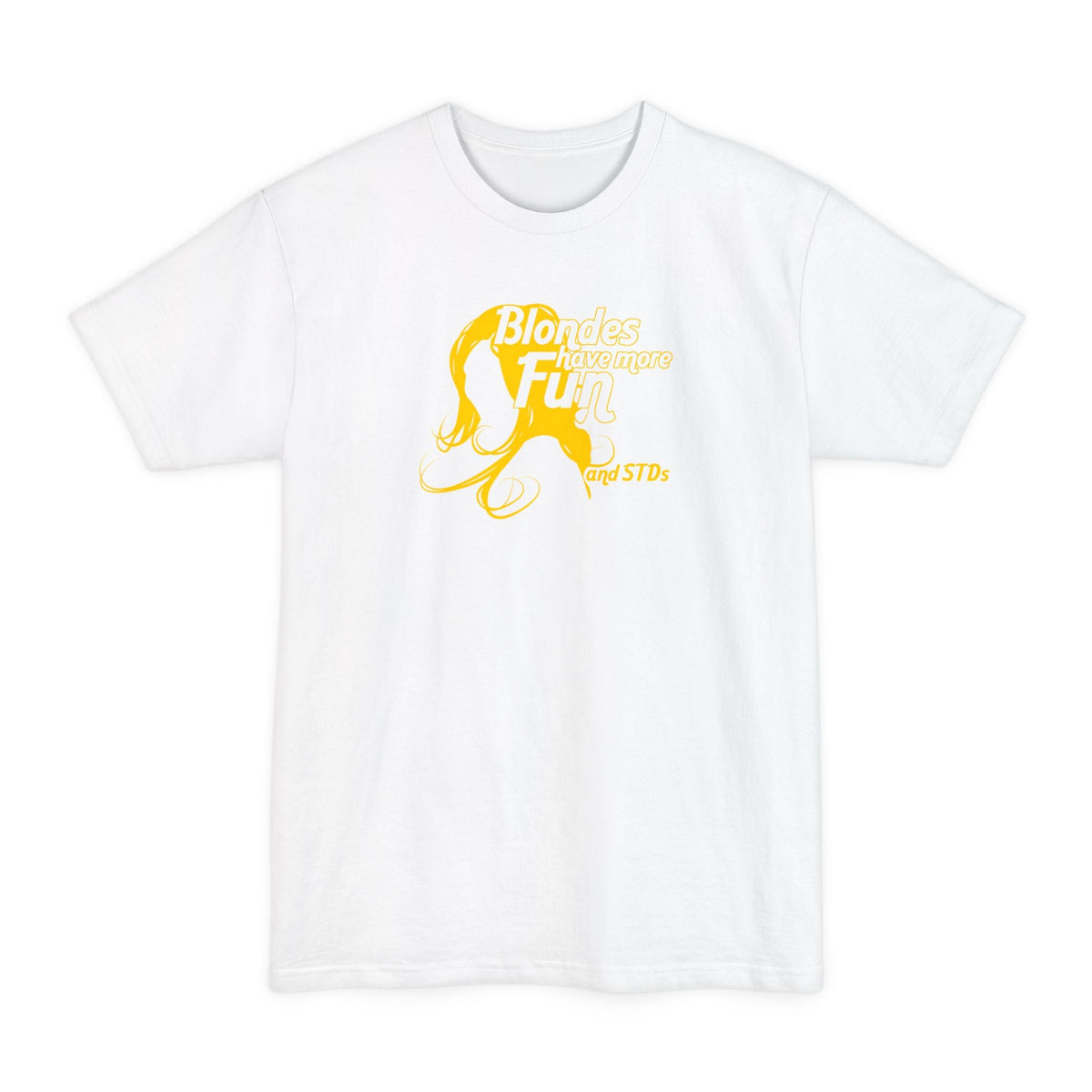 Blondes Have More Fun And More STDs - Men's Tall T-Shirt