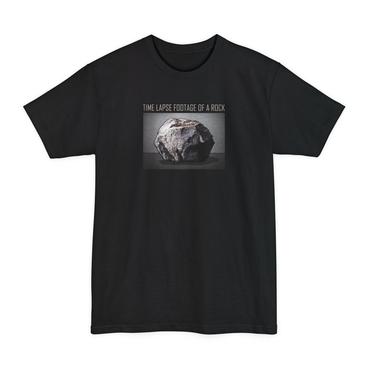 Time Lapse Footage Of A Rock - Men's Tall T-Shirt