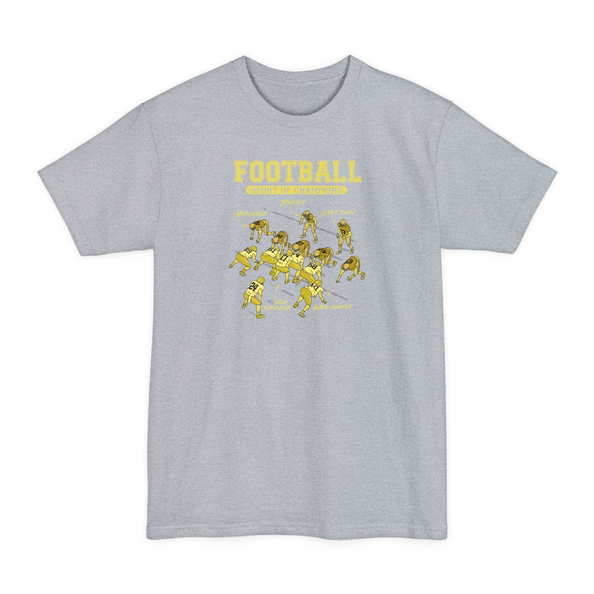Football - Sport Of Champions - Men's Tall T-Shirt