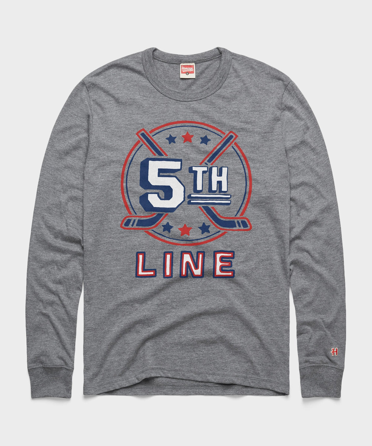 5th Line Crest Long Sleeve Tee