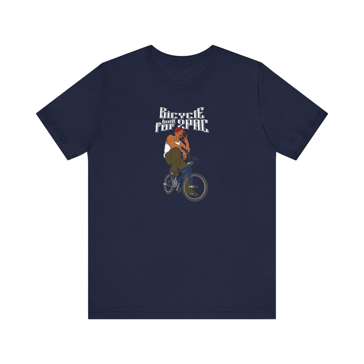 Bicycle Built For 2pac - Men's T-Shirt