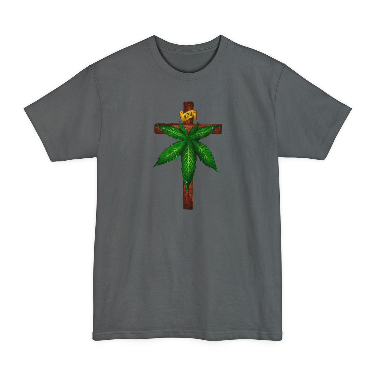 Marijuana Crucifixion - Men's Tall T-Shirt