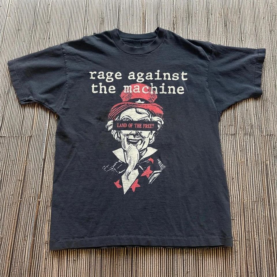 Vintage Rage Against Band T-shirt Reprint