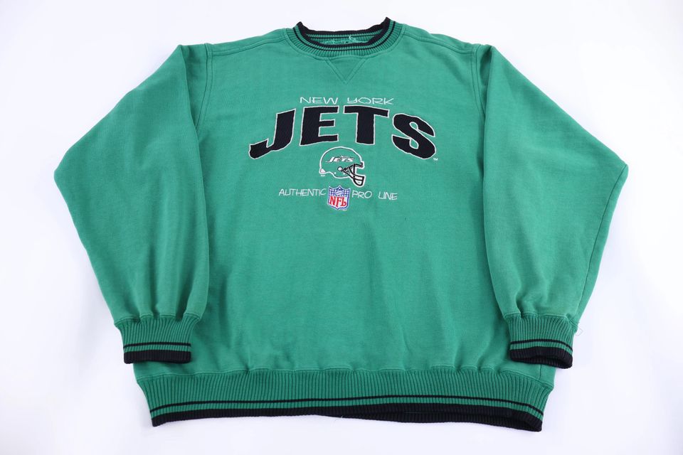 Vintage New York Jets Football Embroidered Sweatshirt