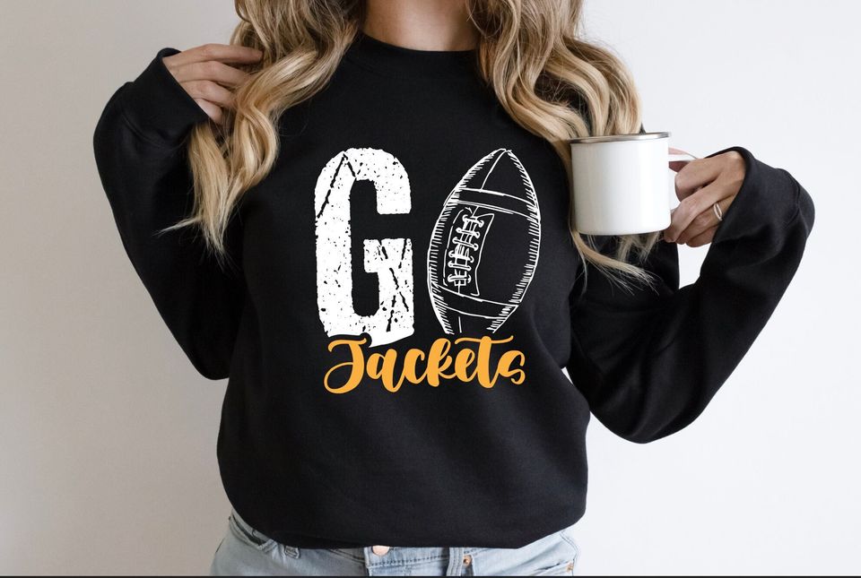 Custom Mascot Sweatshirt: School Spirit Football Mom Gift