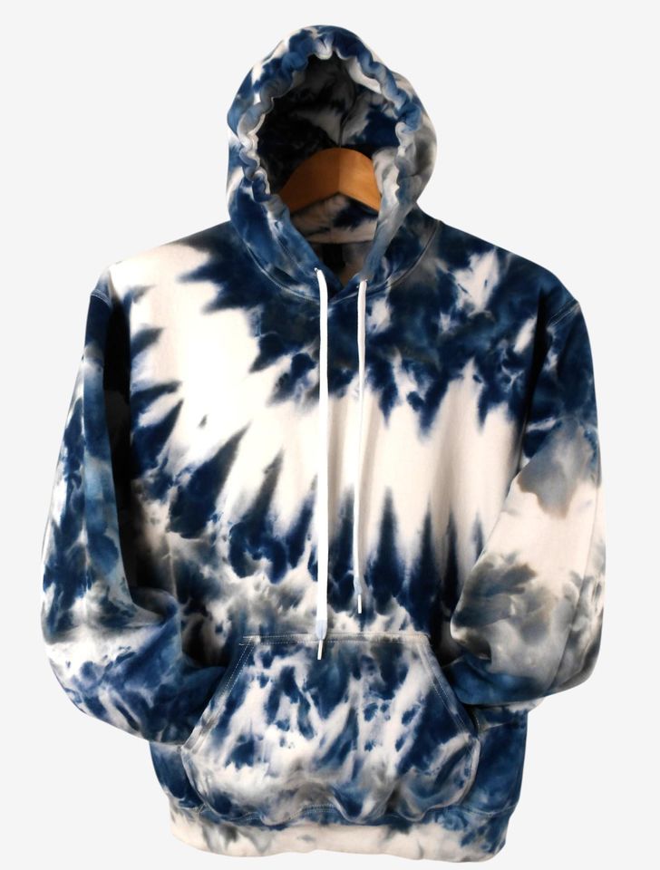 The Blues After Dark, Ice Tie Dye Hoodie or Crewneck: Custom Unisex Sweatshirt