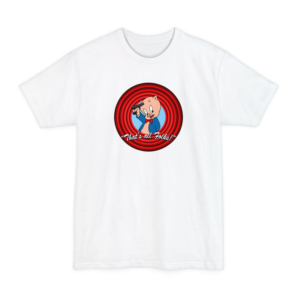 That's All Folks (Porky Pig) - Men's Tall T-Shirt