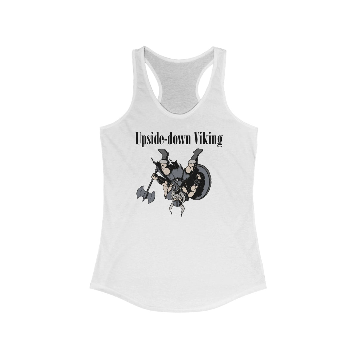Upside-Down Viking  - Women's Racerback Tank