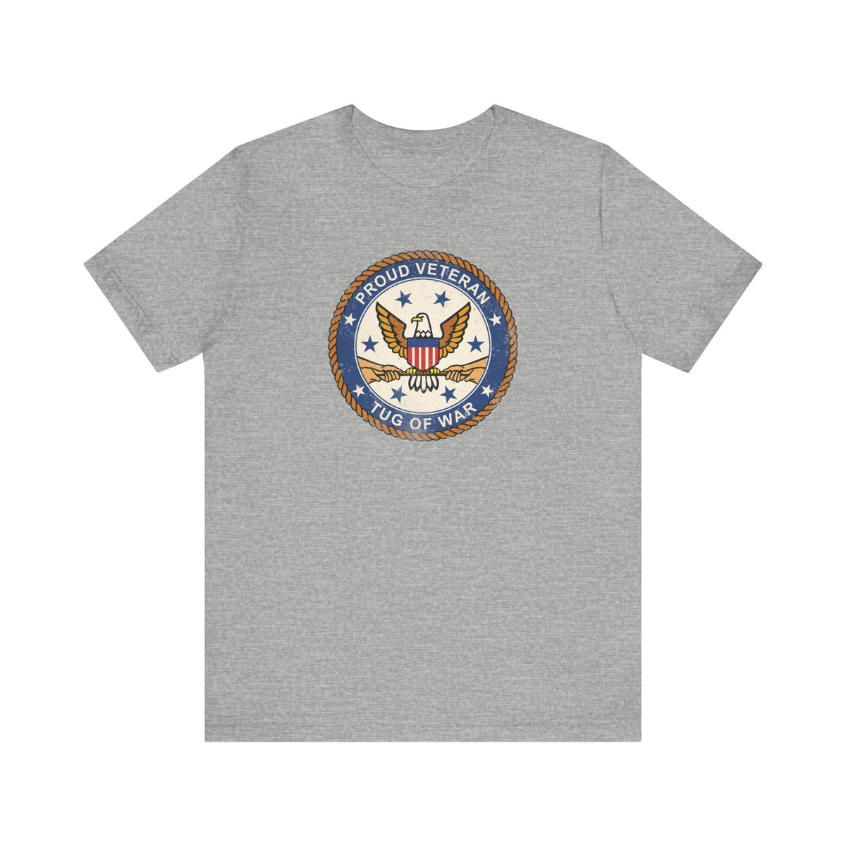 Proud Veteran (Tug Of War) - Men's T-Shirt