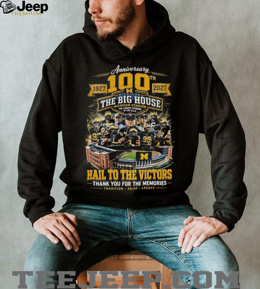 Michigan Stadium 100th Anniversary The Big House Football Shirt