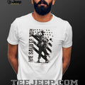 We Salute You Soldier American Flag military shirt]