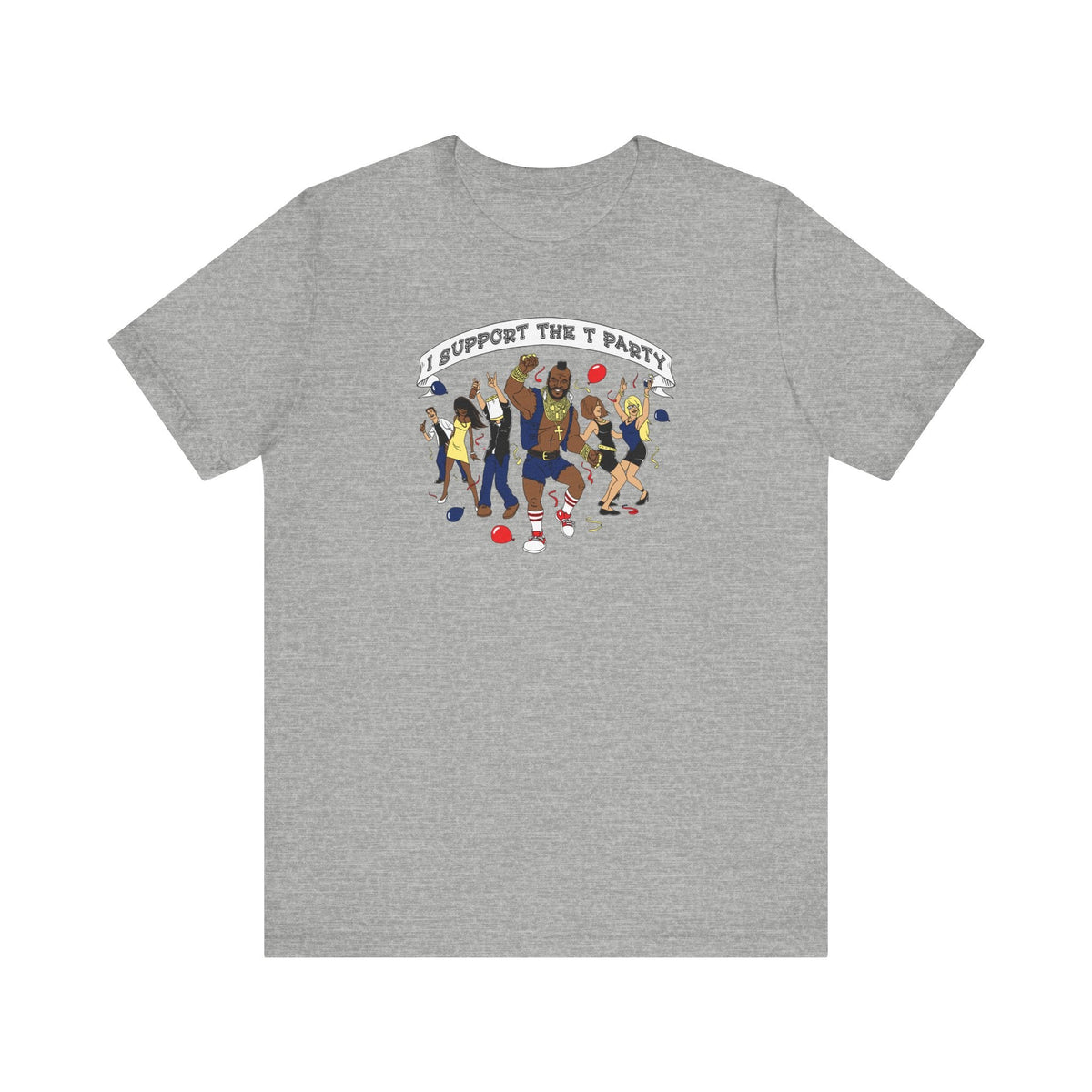 I Support The T Party - Men's T-Shirt