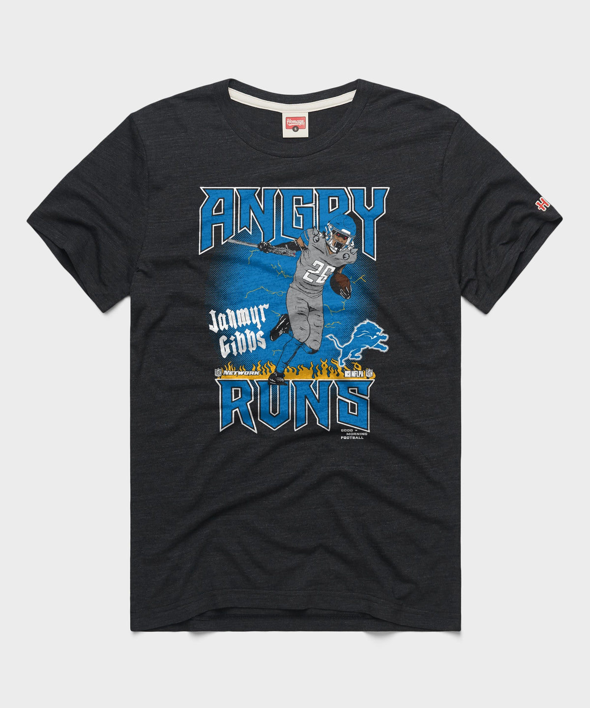 Angry Runs Lions Jahmyr Gibbs