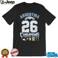 Argentina National Football Team World Cup Champions 2026 Shirt