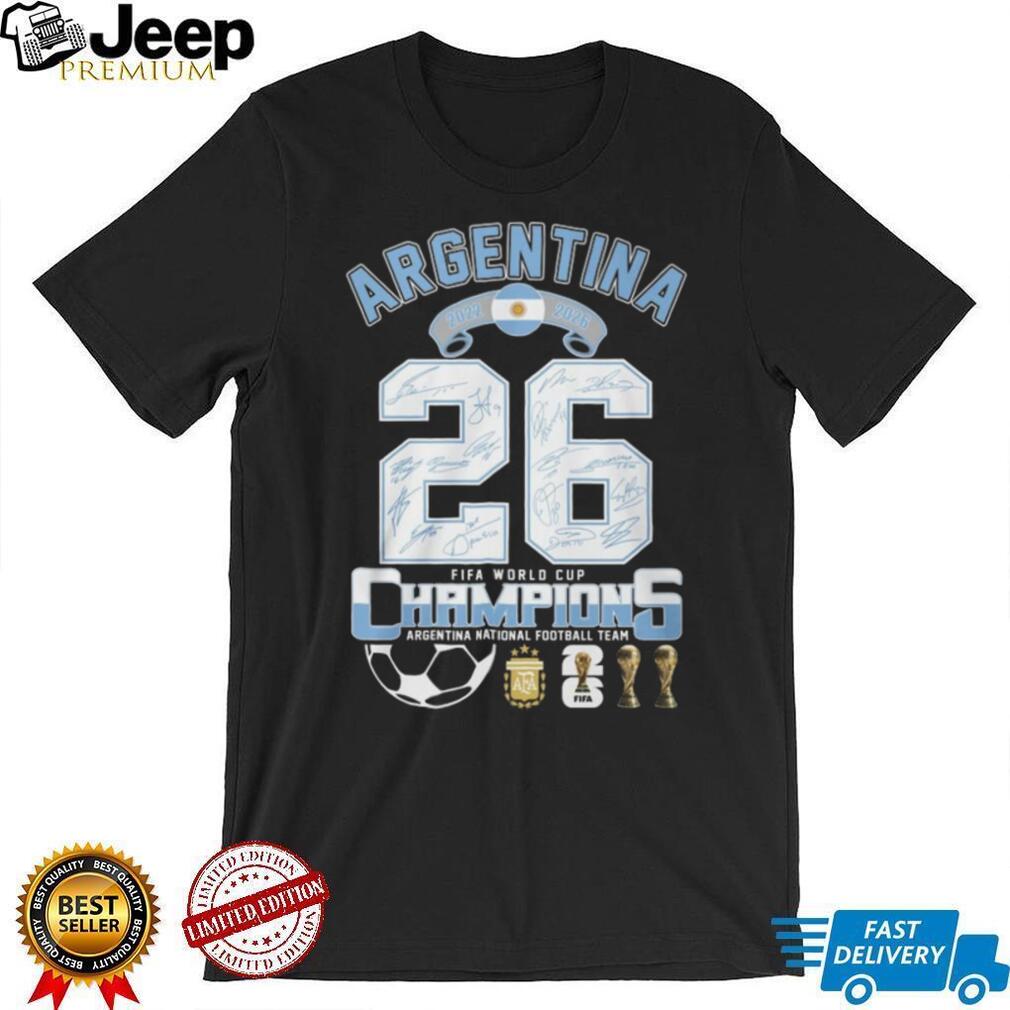 Argentina National Football Team World Cup Champions 2026 Shirt