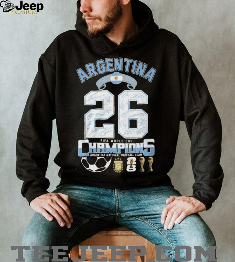 Argentina National Football Team World Cup Champions 2026 Shirt