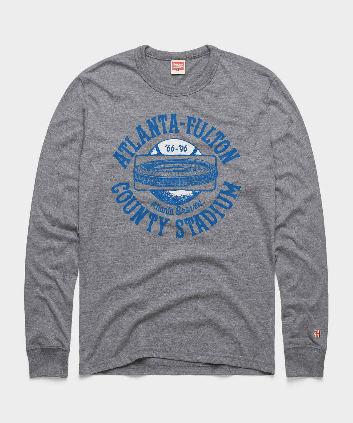 Atlanta-Fulton County Stadium Long Sleeve Tee