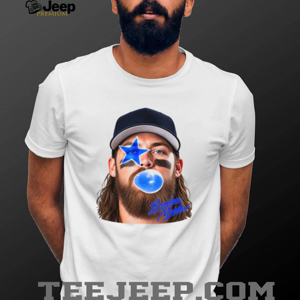 Brandon Marsh Philadelphia Baseball Bubble Gum Shirt