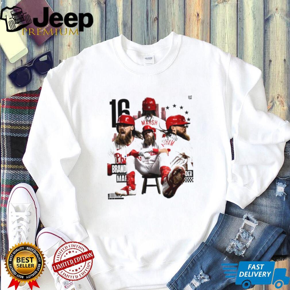 Brandon Marsh Philadelphia Baseball Fan Photo Collage Shirt